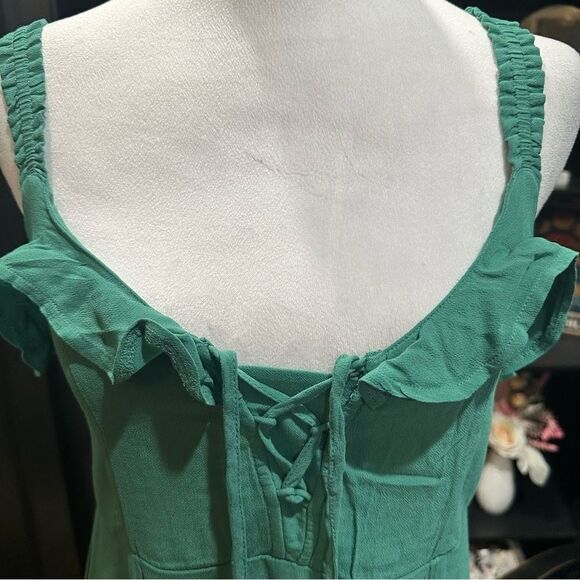 American Eagle Outfitters Green Mini Dress NWT Size Small - Picture 3 of 14
